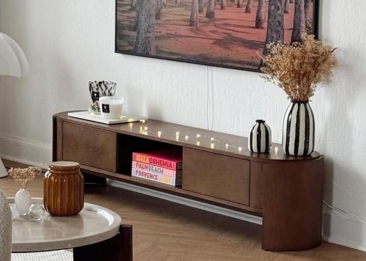 Meuble tv en bois NV Gallery, Maison & Meubles, Armoires | Mobilier de télévision, Comme neuf, Moins de 100 cm, 150 à 200 cm, 25 à 50 cm