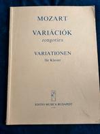 "Variations pour piano" de Mozart, Ophalen of Verzenden, Zo goed als nieuw, Piano