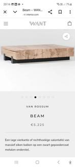 Table basse Beam Van Rossum numérotée à partir de Rossum mar, 100 à 150 cm, Alle interieurs geschikt, Comme neuf, Enlèvement