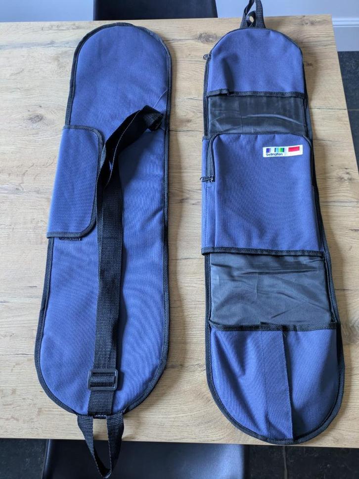 Skateboard tas blauw, Sport en Fitness, Skateboarden, Zo goed als nieuw, Bescherming, Ophalen of Verzenden