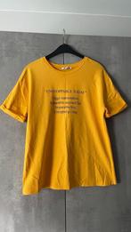 ZARA S geel T-SHIRT, Zara, Ophalen of Verzenden, Zo goed als nieuw, Maat 36 (S)