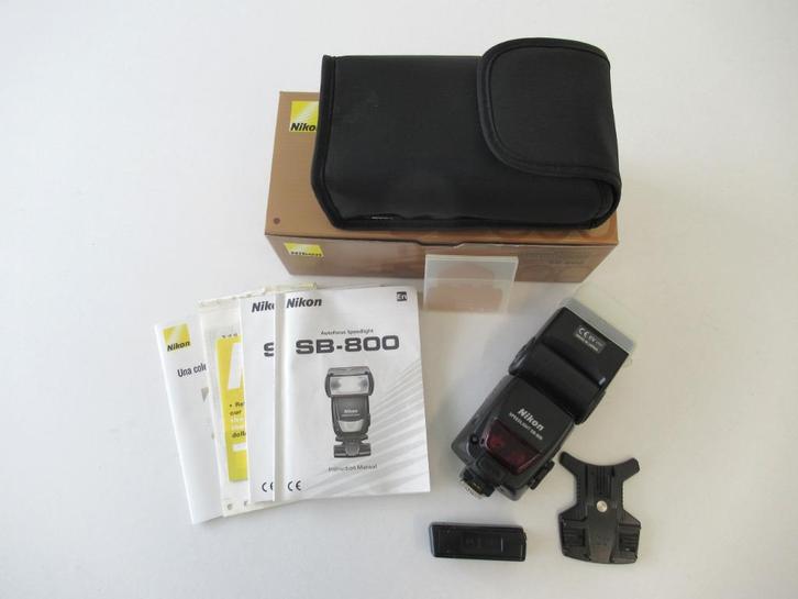 Nikon flash | Flitsapparaat SB-800, Audio, Tv en Foto, Foto | Flitsers, Zo goed als nieuw, Nikon, Kantelbaar, Ophalen of Verzenden