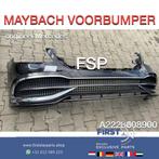 W222 S63 MAYBACH VOORBUMPER COMPLEET ZWART S KLASSE originee, Gebruikt, Ophalen of Verzenden, Bumper, Mercedes-Benz