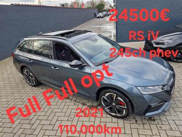 Skoda Octavia kombi RS full full option, Autos, 1395 cm³, Argent ou Gris, Achat, Euro 6