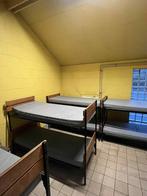 Robuuste Stapelbedden + Brandwerende Matrassen, Huis en Inrichting, Slaapkamer | Stapelbedden en Hoogslapers, Ophalen, Gebruikt