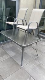 Tuin tafel met stoelen, Ophalen, Gebruikt, Metaal