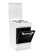 Beko Fornuis FSS56000GW, Elektronische apparatuur, Fornuizen, Ophalen, 4 kookzones, Zo goed als nieuw, 85 tot 90 cm