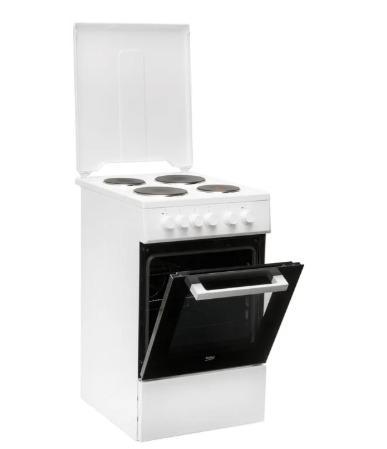 Beko Fornuis FSS56000GW, Electroménager, Cuisinières, Comme neuf, Autoportant, 4 zones de cuisson, 85 à 90 cm, 45 à 60 cm, Enlèvement