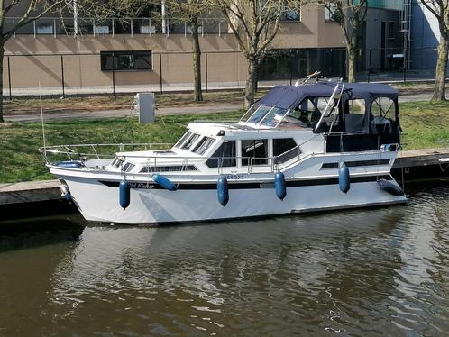 Motorboot, Watersport en Boten, Motorboten en Motorjachten, Gebruikt, Staal, 9 tot 12 meter, Diesel, Binnenboordmotor, 50 pk of meer