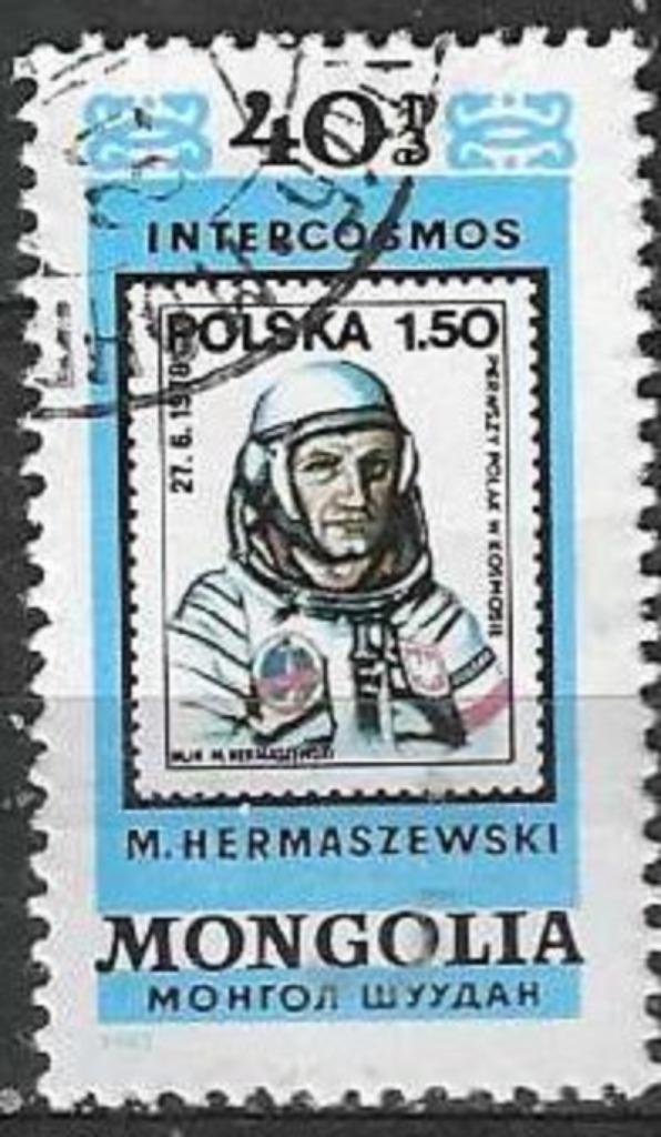 Mongolie 1980 - Yvert blok 68 GBL - Intercosmos (ST), Postzegels en Munten, Postzegels | Azië, Gestempeld, Verzenden