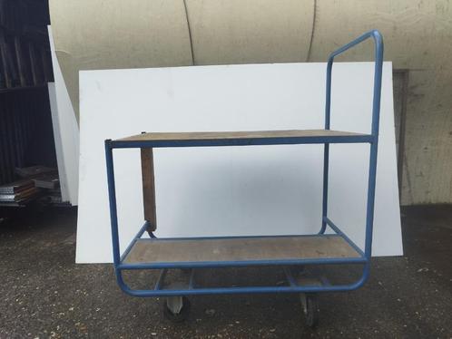 Meerdere plateauwagens - magazijnkar - platformwagen, Doe-het-zelf en Bouw, Transportwagens, Gebruikt, Transportkar, 80 tot 100 liter