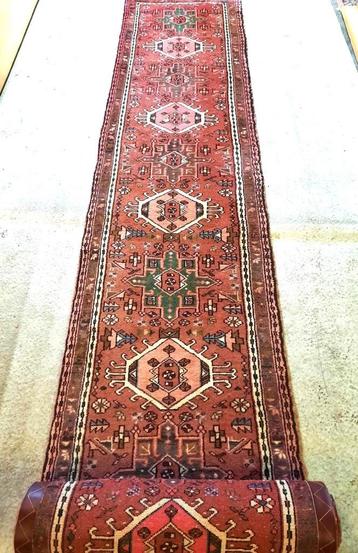 Perzische tapijt/Loper 370x64 cm (Karadja) Geknoopt in Iran beschikbaar voor biedingen