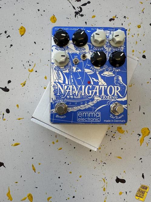 Emma Electronic Navigator Delay met tap tempo, Muziek en Instrumenten, Effecten, Zo goed als nieuw, Delay of Echo, Volume, Ophalen of Verzenden