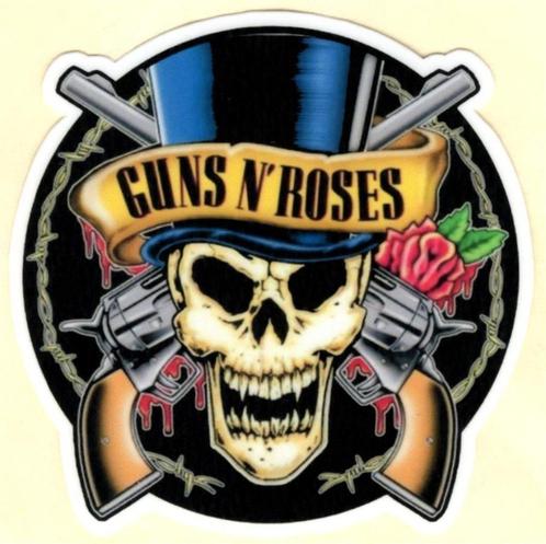 Guns N Roses sticker #8, Verzamelen, Muziek, Artiesten en Beroemdheden, Nieuw, Verzenden