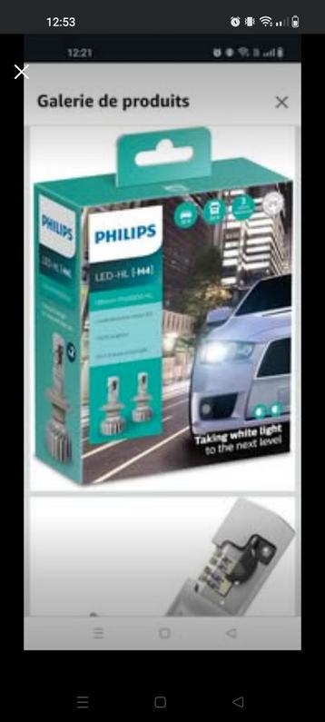 Ampoules led Phillips H4 beschikbaar voor biedingen