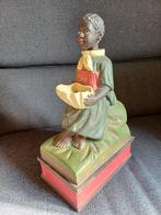 Missiespaarpot- missiebusje- jaknikker-knikneger, Ophalen