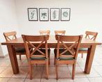 Table Ikea + 6 chaises Ingolf, Enlèvement, Utilisé, Pin