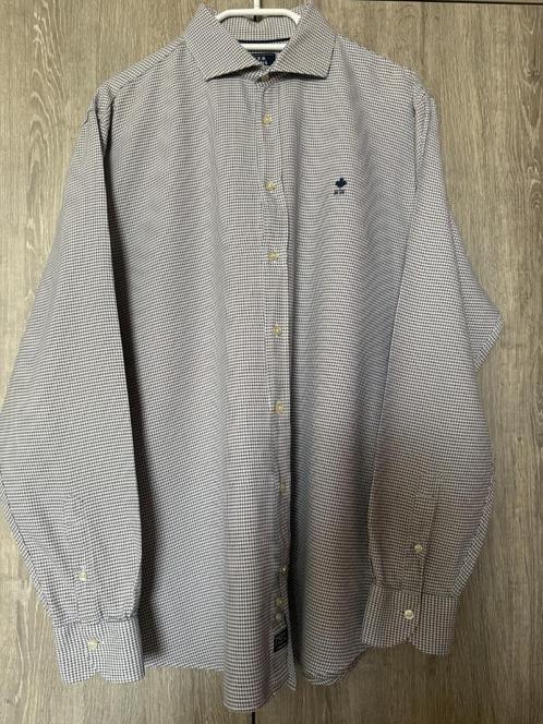 Herenhemd River Woods (maat XL), Kleding | Heren, Overhemden, Gedragen, Halswijdte 43/44 (XL), Wit, Ophalen of Verzenden