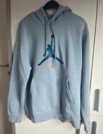 Nike Jordan lichtblauwe hoodie maat medium, Ophalen, Zo goed als nieuw, Jordan (Nike), Maat 48/50 (M)