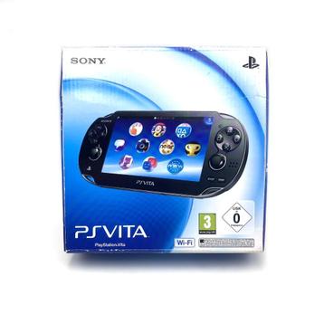 PlayStation PS Vita Wi-Fi-console PCH-1004 Kristalzwart beschikbaar voor biedingen