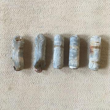 wo2 - Duitse 15 mm loden punten - LEEG beschikbaar voor biedingen