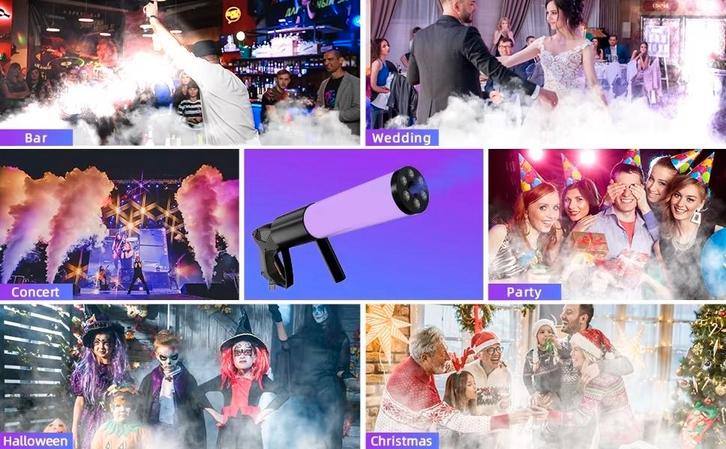 Nieuwe First Class Co² Gun, Muziek en Instrumenten, Licht en Laser, Nieuw, Licht, Geluidgestuurd, Kleur, Stroboscoopeffect, Ophalen of Verzenden