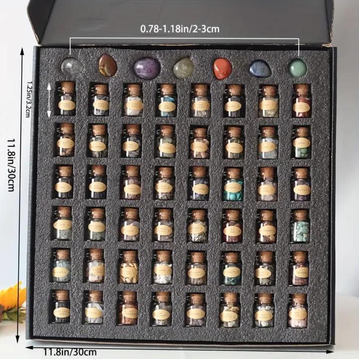 Te koop: Nieuw! Mooie set met natuurlijke kristallen., Verzamelen, Mineralen en Fossielen, Overige typen, Ophalen