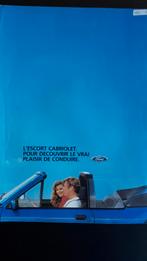 DE NIEUWE ESCORT CABRIOLET. HET PURE RIJGENOT., Enlèvement ou Envoi, Neuf, Ford