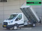 Ford Transit 130pk Open Laadbak Dubbellucht Trekhaak Pritsch, Auto's, Stof, Euro 6, 4 cilinders, 2000 kg