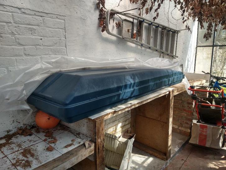 te koop Dakkoffer / skibox jetbag Kofferbak Op vakantie, Auto diversen, Dakkoffers, Zo goed als nieuw, Ophalen