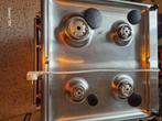 Cuisiniere siemens inox 4 becs gaz four electrique, Elektronische apparatuur, Fornuizen, Ophalen, Minder dan 85 cm, 60 cm of meer