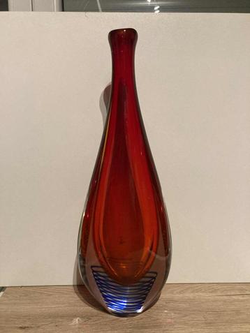 Rare grand vase de 44cm Murano sommerso vintage années 60 beschikbaar voor biedingen