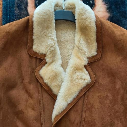 Marie-Louise Omgekeerde Lederen Jas van Lamsbont, Kleding | Dames, Jassen | Winter, Zo goed als nieuw, Ophalen