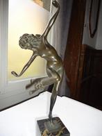 Bronze art déco danseuse au serpent femme nue dansante, Antiquités & Art, Art | Sculptures & Bois, Enlèvement