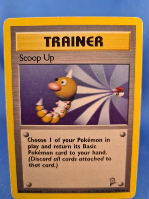 Scoop Up 107/130 - Base Set 2, Hobby en Vrije tijd, Verzamelkaartspellen | Pokémon, Gebruikt, Verzenden