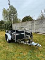 Aanhangwagen dubbelas 300x130 cm, Auto diversen, Aanhangers en Bagagewagens, Ophalen of Verzenden
