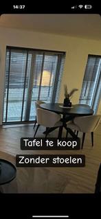 Tafel te koop mangohout, Huis en Inrichting, Ophalen, Zo goed als nieuw, Rond