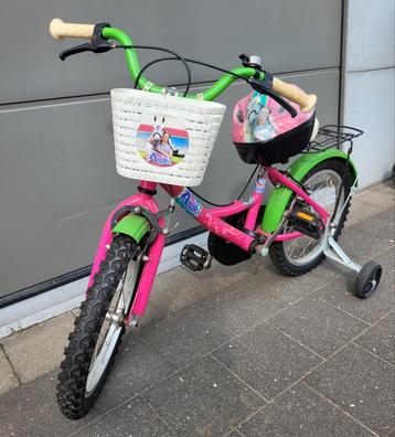 kinderfiets 16 inch Amika + helm beschikbaar voor biedingen