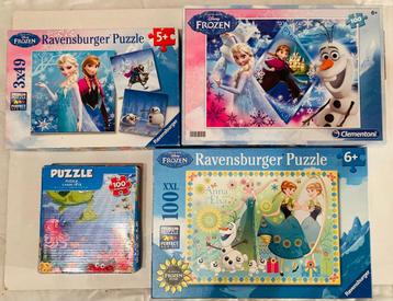 4 puzzles enfants de 50 à 100 p - au choix ou en lot - 10€ beschikbaar voor biedingen
