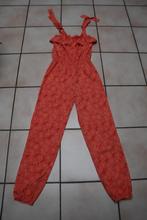 Mooie koraalroze jumpsuit zonder mouwen T164 cm of 13/14A, Broek, TQF Collection, Meisje, Ophalen of Verzenden