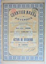 Chantier naval Anversois - 1900 - Antwerpen, Enlèvement ou Envoi, Avant 1920, Action