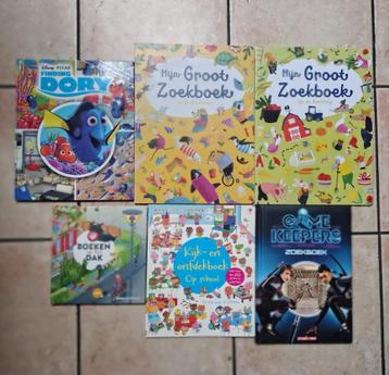 Set van 5 zoekboeken  beschikbaar voor biedingen