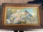 Religieus schilderij, Antiek en Kunst, Antiek | Tapijten, Tafelkleden en Textiel, Ophalen