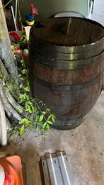Wijnvat Whisky vat - Regenton 98 cm hoog, Verzamelen, Gebruikt, Ophalen of Verzenden