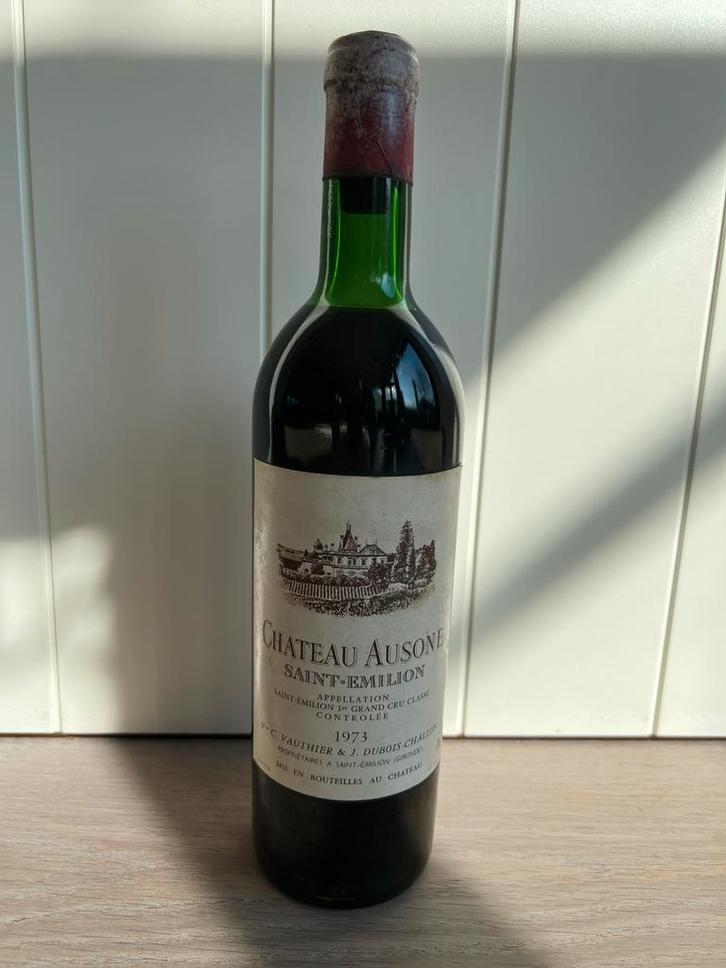 Chateau Ausone 1973, Verzamelen, Wijnen, Zo goed als nieuw, Rode wijn, Frankrijk, Vol, Ophalen of Verzenden