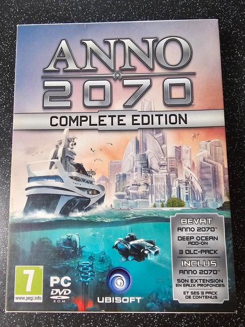 ANNO 2070 - complete edition PC games, Consoles de jeu & Jeux vidéo, Jeux | PC, Comme neuf, À partir de 7 ans, Un ordinateur, Online