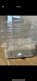 Cuiseur vapeur 9L Minuterie 60 minutes Techwood 3 étages, Enlèvement, Comme neuf