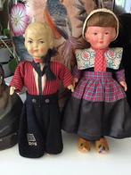 Antieke oude lassie popjes in klederdracht verzamelen, Ophalen of Verzenden