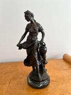 Bronzen beeld F. Moreau, Ophalen, Brons