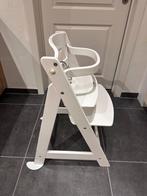 Houten kinderstoel Roba Wit, Kinderen en Baby's, Ophalen, Gebruikt, Meegroeistoel, Gordel(s)